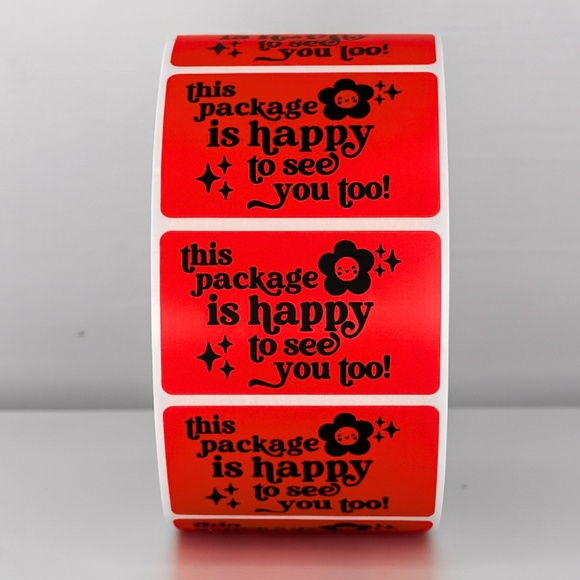 This Package Is Happy To See You Too Sticker | 8 COLORS TO CHOOSE FROM - Picture 6 of 11